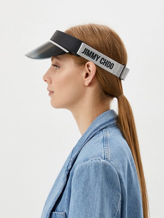 Jimmy Choo Calix Visor Sunglasses Shade Summer Essentials NIB